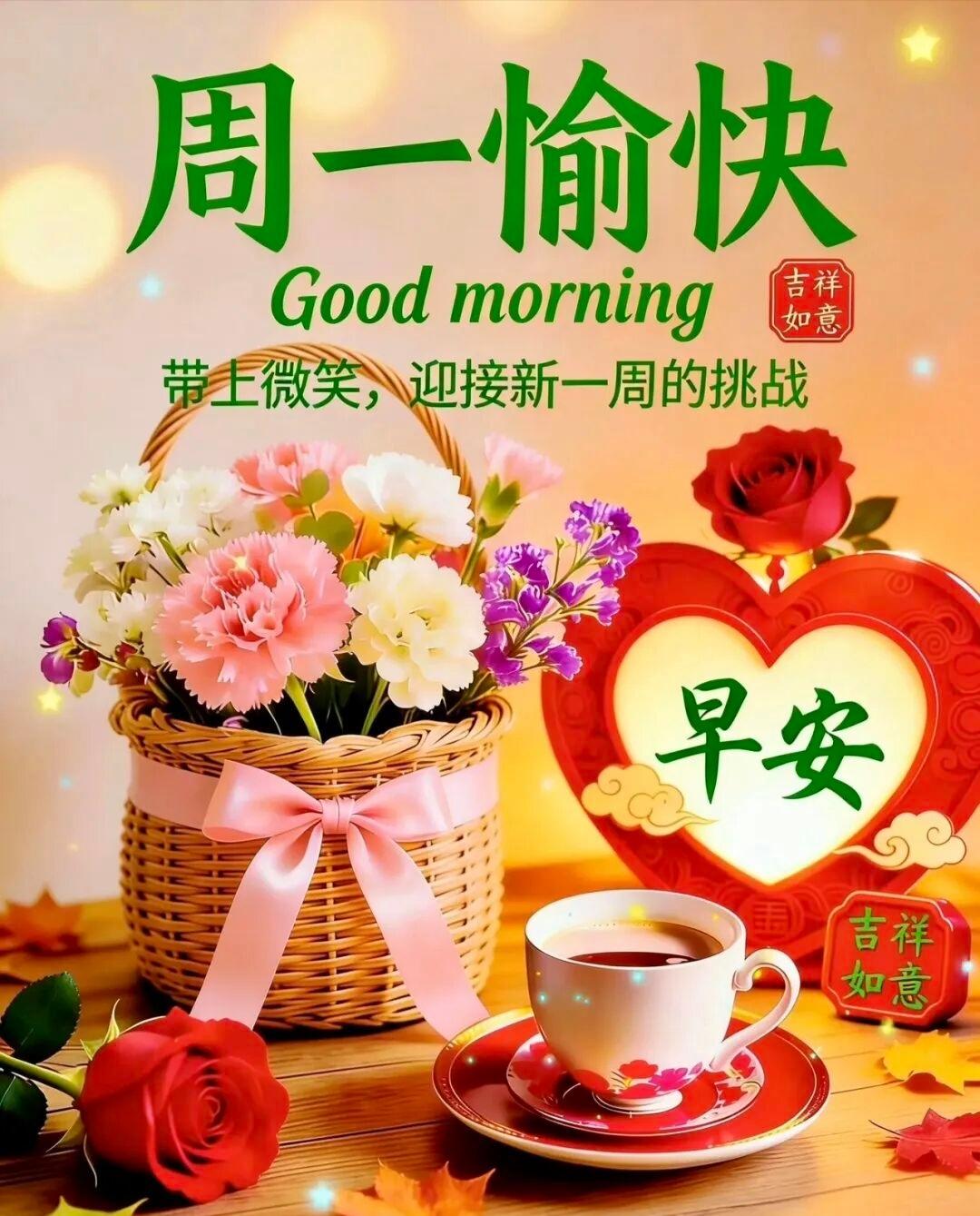 🌹🎈🍀今年秋季，时有小暖，每天温暖相伴，心里有欢，如意心安，北方的此后，天