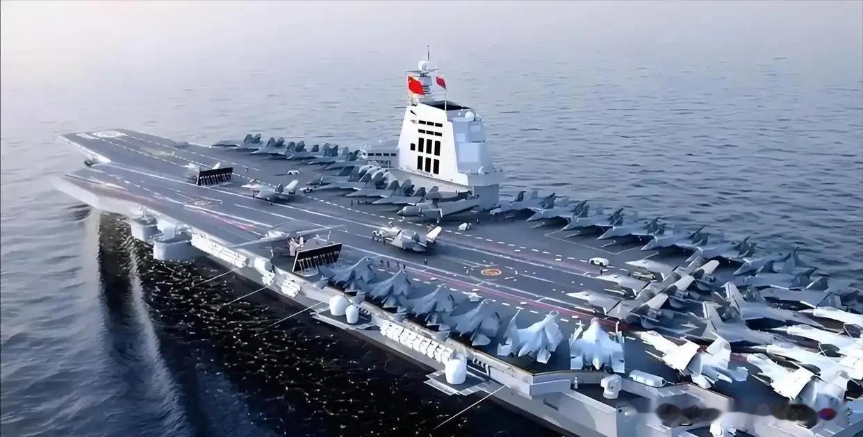 中国航母大揭秘！专家喊话：6艘不够用？2025年8月13日，福建舰电磁弹射技
