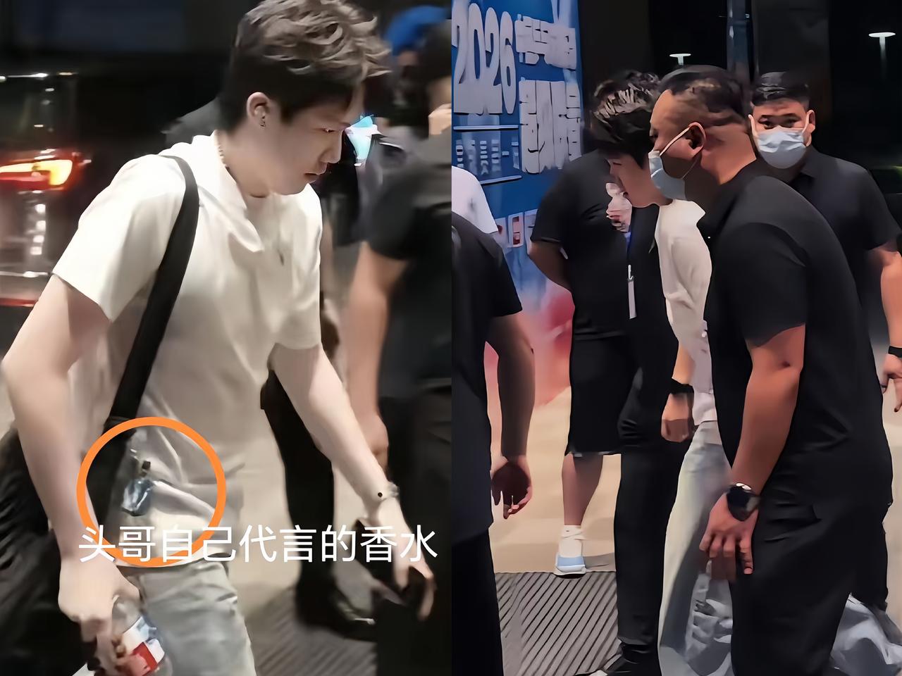 头哥和王cc稳稳落地大连啦！头哥身边那个黑衣服大哥，居然是魏桥专门安排的保