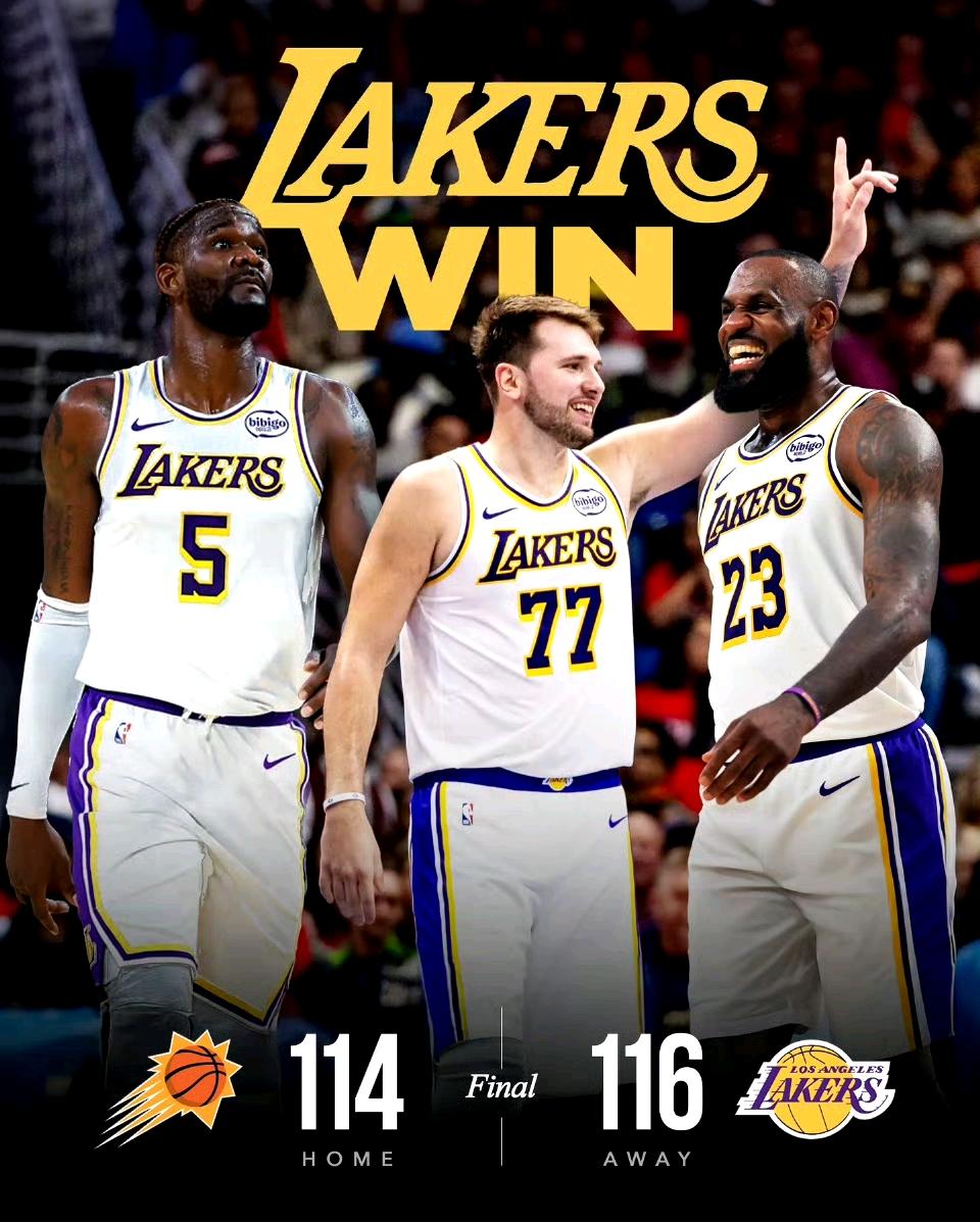 湖人靠着三巨头发挥，排名西部第四！东契奇29分，詹姆斯26分，艾顿20分13