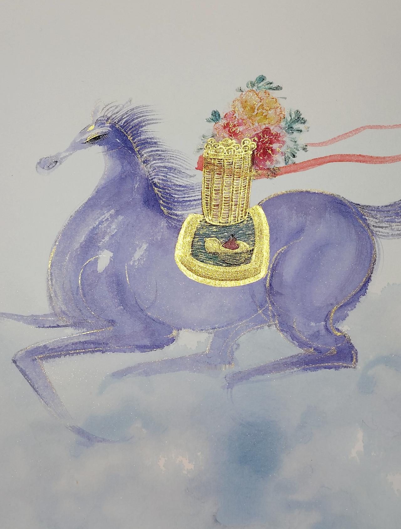 紫气云集国画的意义和魅力是什么?