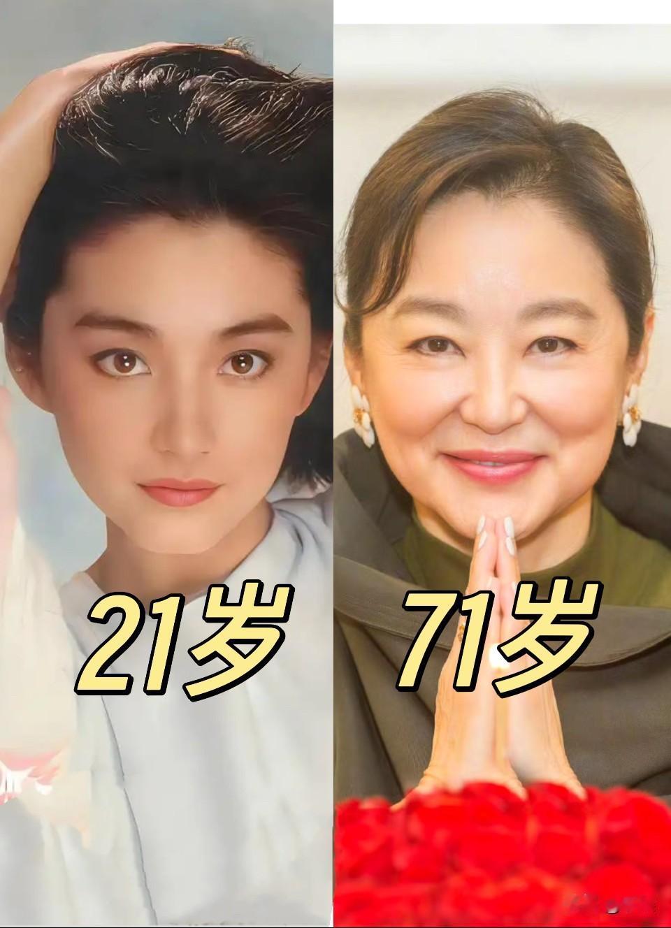 林青霞71岁了❗她花期是真长啊！！这个年纪依然是同龄里数一数二的美～年轻时长了