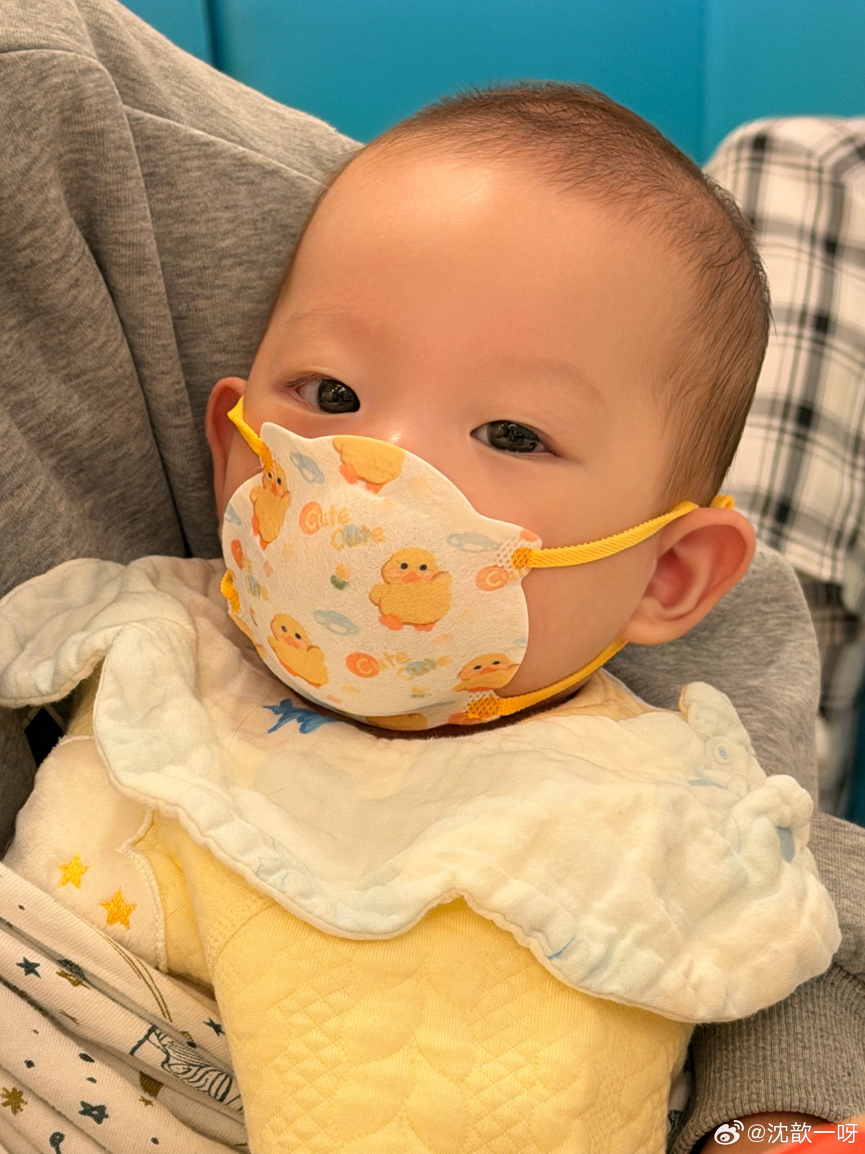 带宝宝打疫苗宝宝口罩也太可爱了