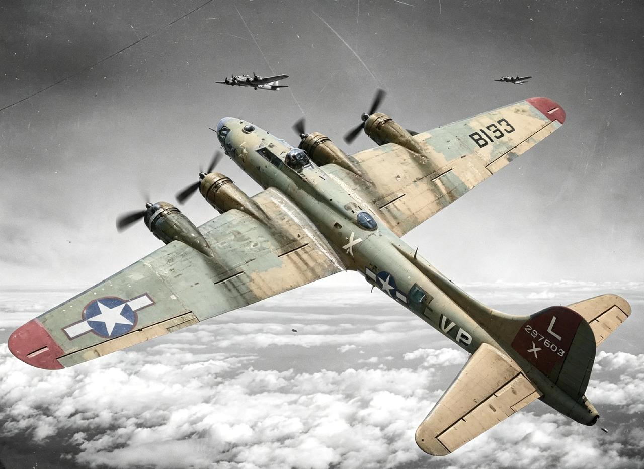 云端堡垒：1944年迪恩索普上空的B-17王牌编队1944年5月8日，英格兰迪