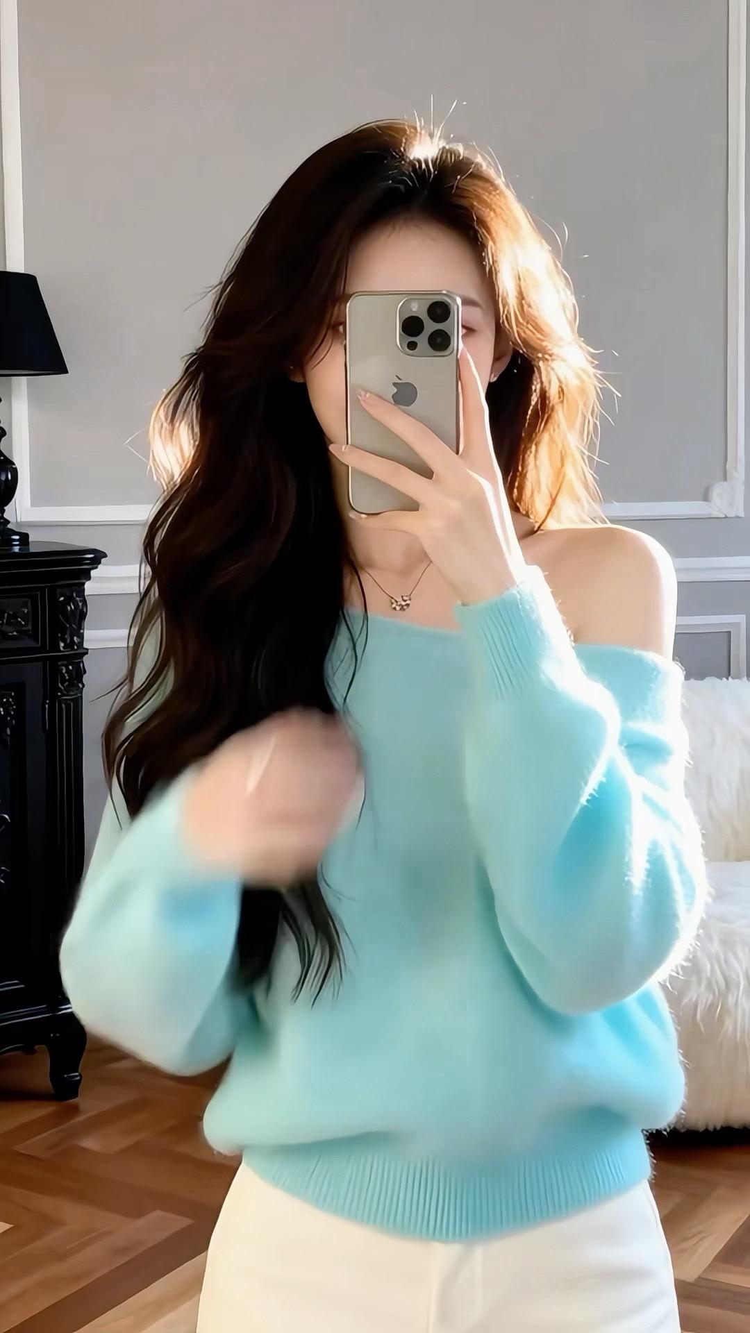 ootd穿搭减龄穿搭韩系穿搭毛衣高级感