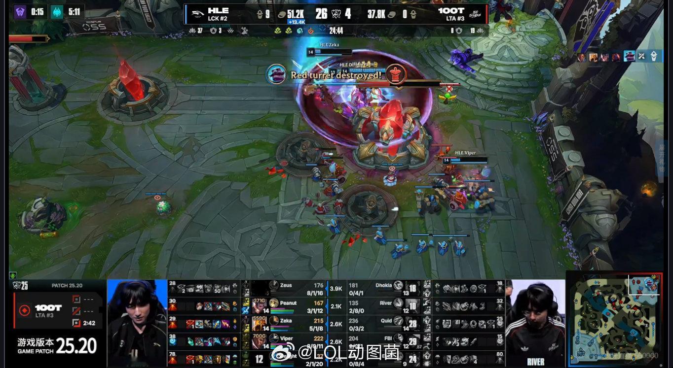 Zeus塞恩超神HLE战胜100T轻轻松松！Zeus塞恩8-1-16,Viper