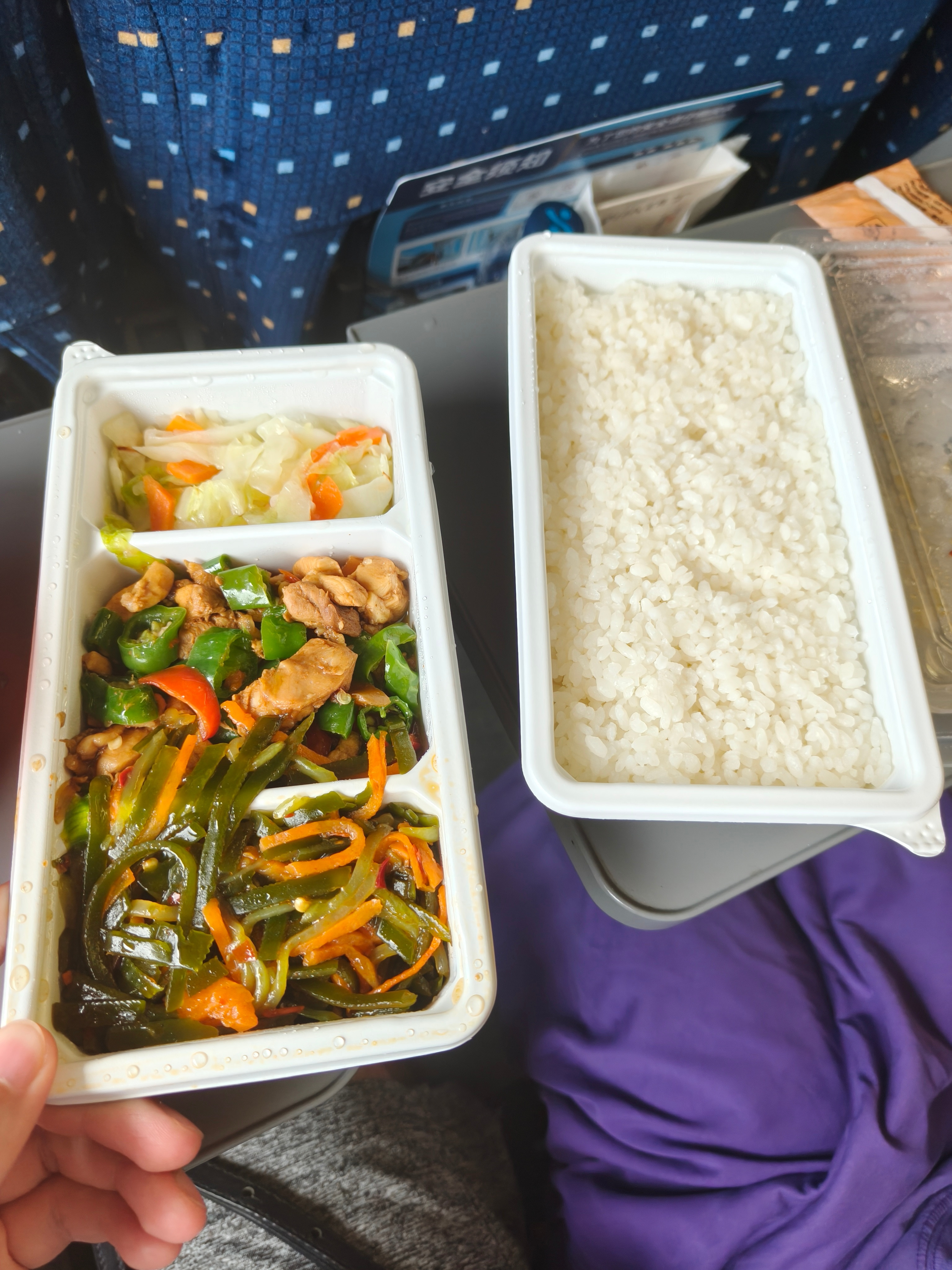 中午买到15块的高铁餐了🤩🤩​​​