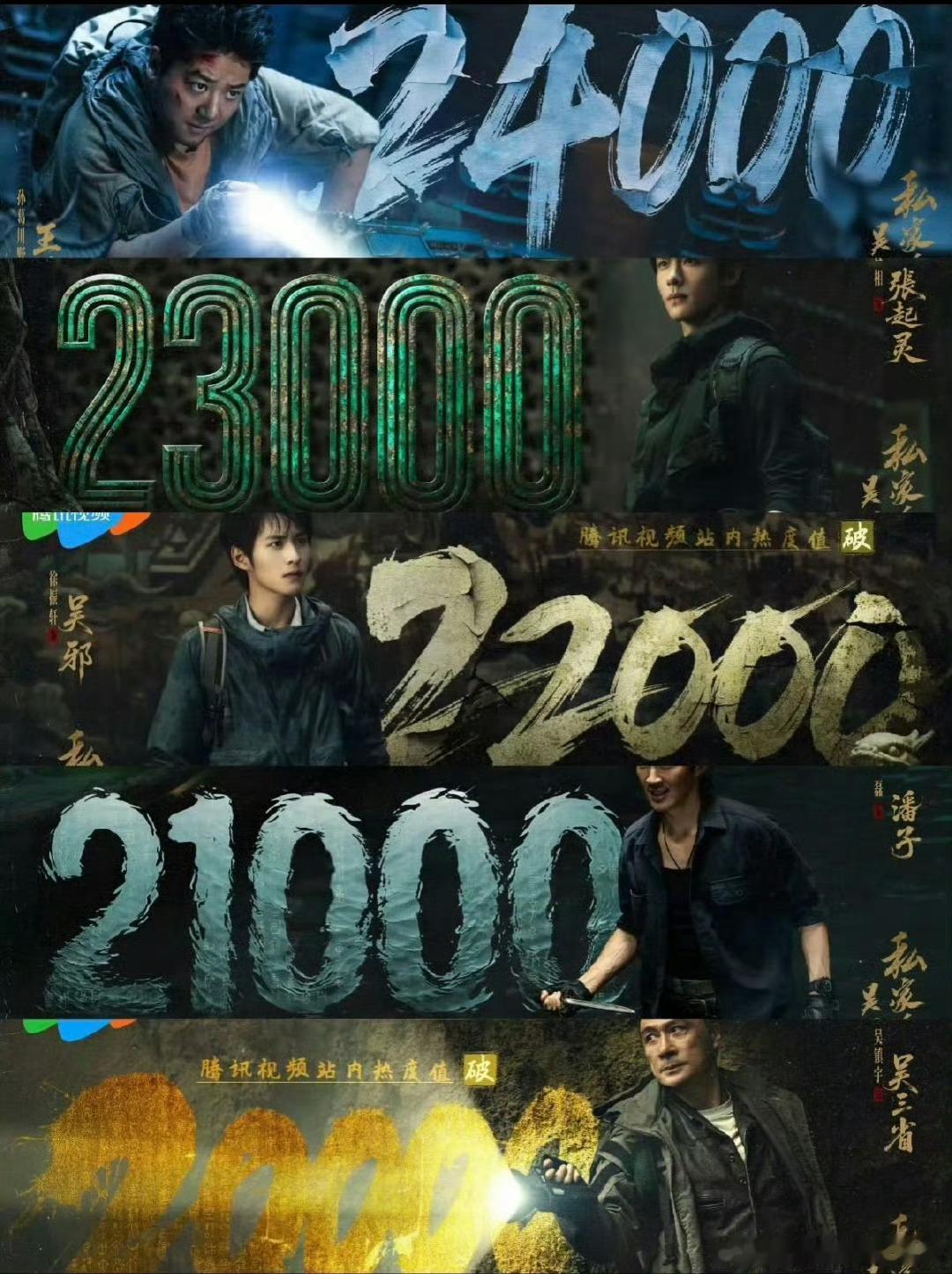 吴邪私家笔记拉新榜第一吴邪私家笔记角色塑造超强！吴镇宇的吴三省狠劲溢屏，新人徐振