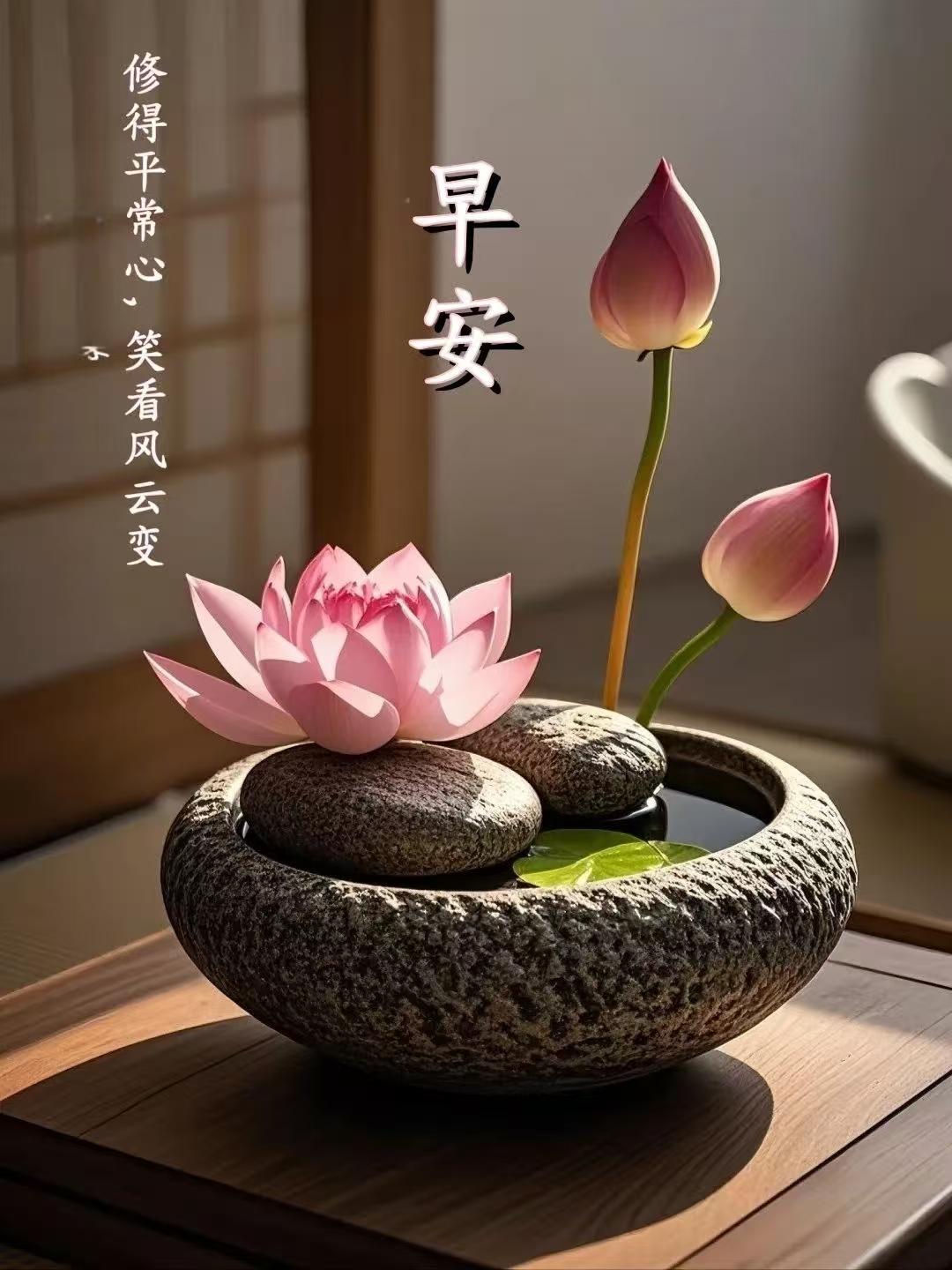 清晨送上淡淡的問候，是彼此的尊重和惦念，簡單的祝福情誼無價，願我們健康幸福