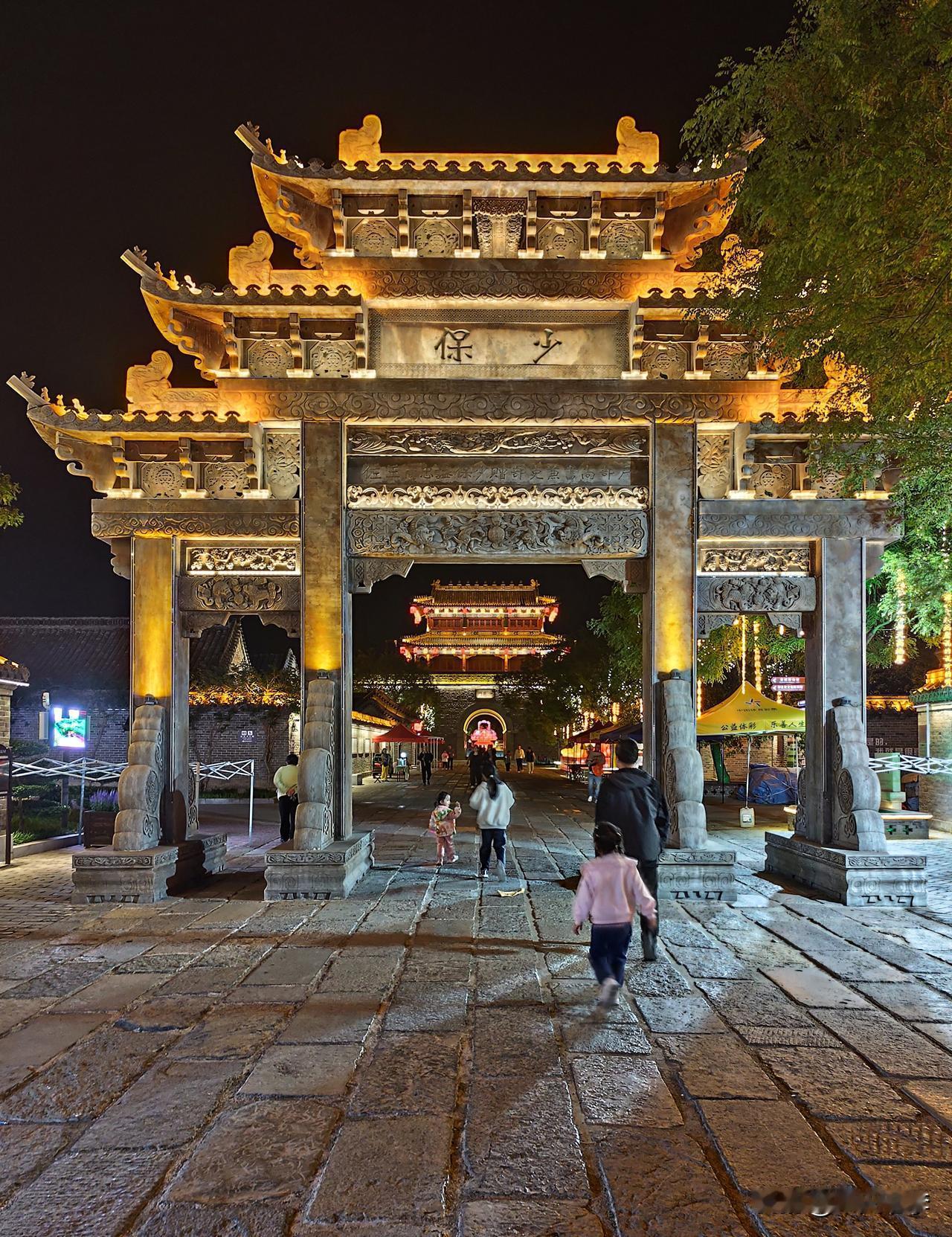 无棣古城——美丽的夜景。鲁北的古城无棣，位于滨州市无棣县境内。今日上午我去游览