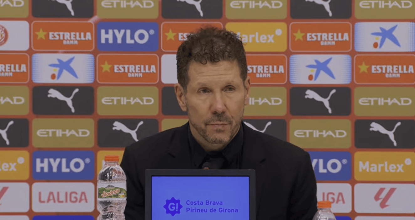 西蒙尼: 每当我看到皇马和巴萨, 都会想到付出100%是不够的