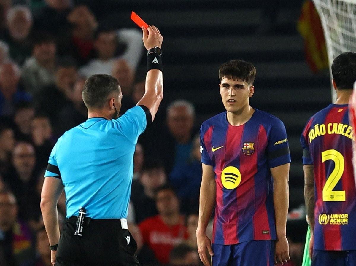 一张红牌，引发了巴萨和马竞的恩怨局！西甲三强中，巴萨和马竞的关系相对要好很多！