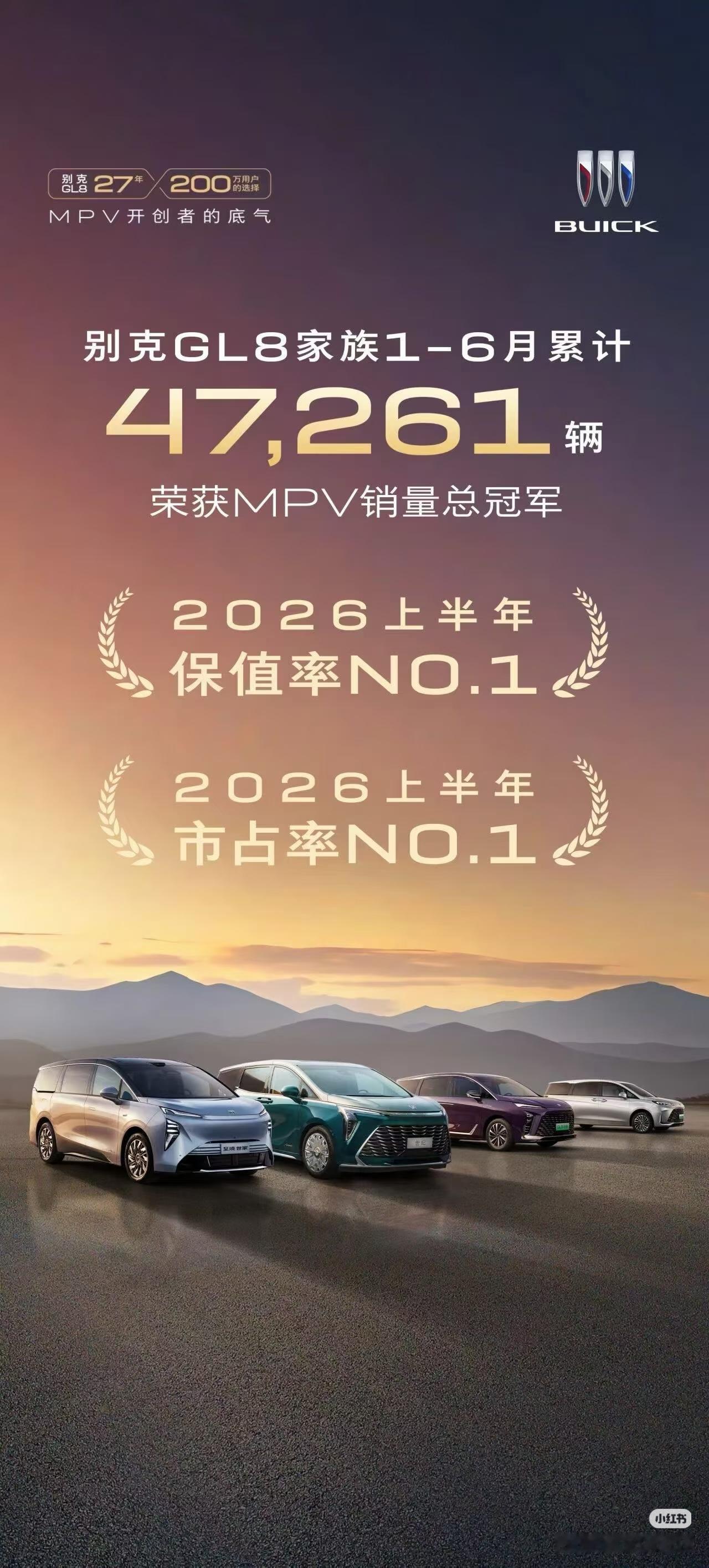 今年上半年的MPV销量冠军不是埃尔法，也不是雷霆，更不是艾力绅，而是别克GL8。