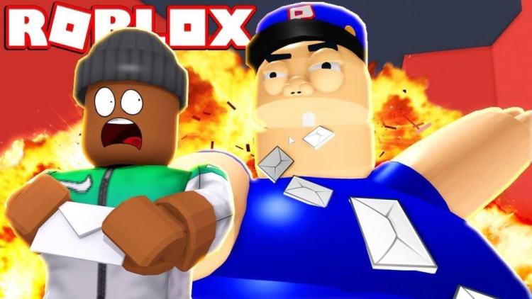 【roblox恐怖邮差逃生】来自天国的邮递员!巨型胖子吞入腹中!