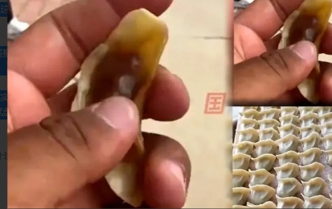 太不可思议了！6月9日，山东德州，一男子偶然间发现自己家里掉在地上的饺子，被风