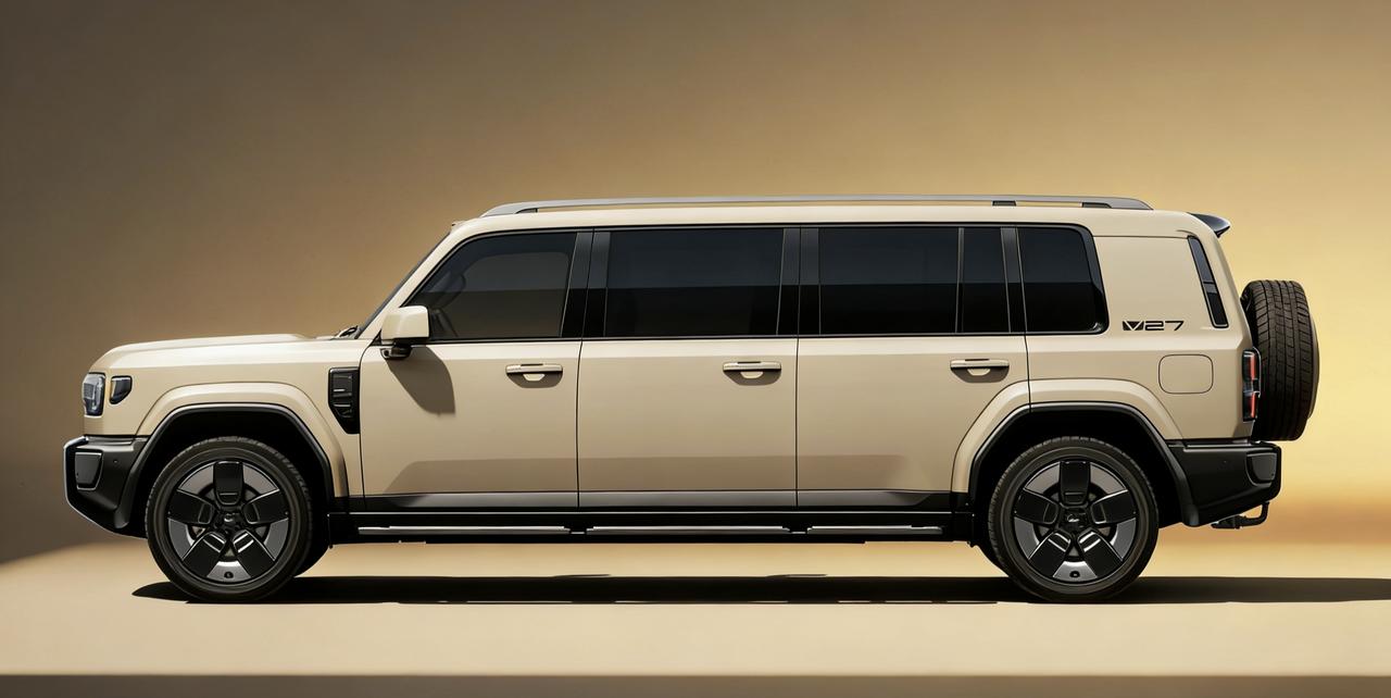 iCARV27，六门版，帅不帅?是不是比普通的四门版霸气多了?这车如果