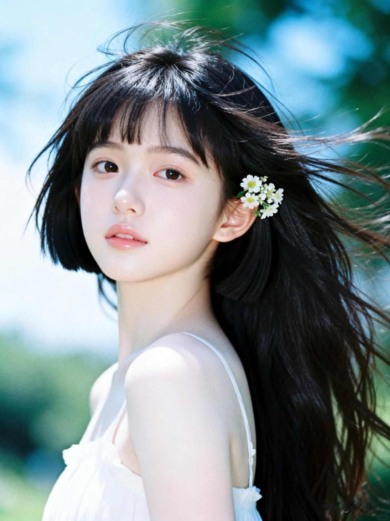 美女究竟能有多美一眼心动的可爱清纯性感少女写真分享美女国色天姿美女照本图片为