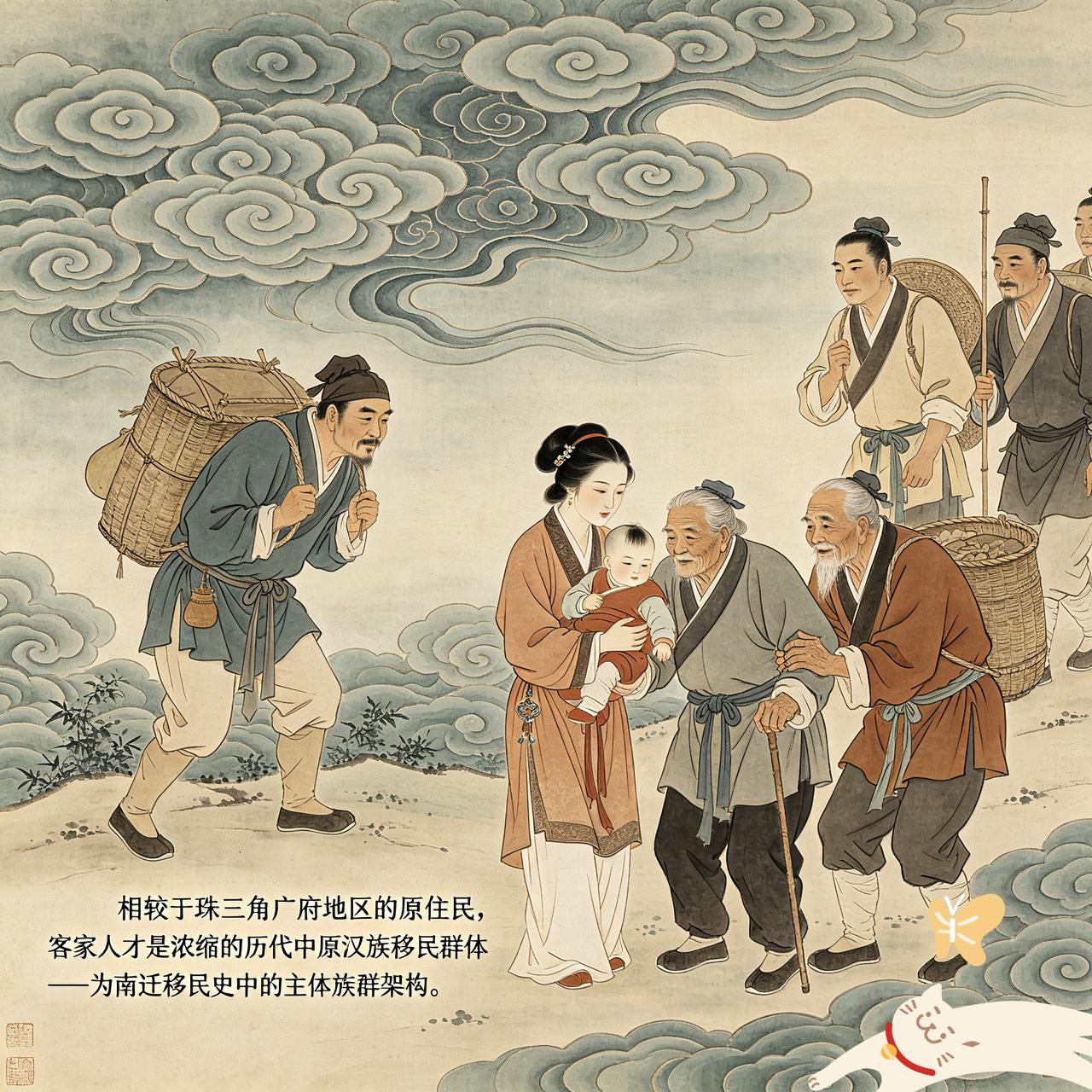 客家人南迁的历史，不但不晚，而且，相较于珠三角广府地区的原住民，客家人才是浓缩的
