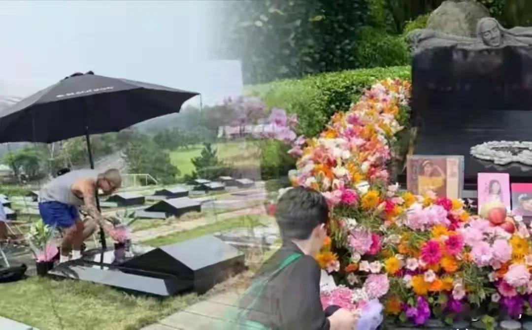 具俊晔不管自己83岁的老母亲即使母亲以泪洗面他也不理会，还是在墓地陪伴大S，