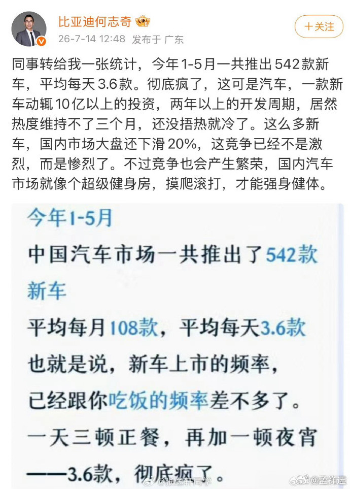 是的，确实疯了！不过，行业卷成这样，比亚迪作为带头大哥是有责任的。当然，菊厂、粮