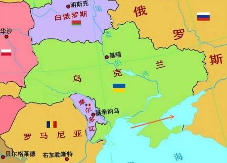 有人问俄罗斯算不算侵略者。其实打开地图仔细看就会发现，俄罗斯在乌克兰占的地方都有