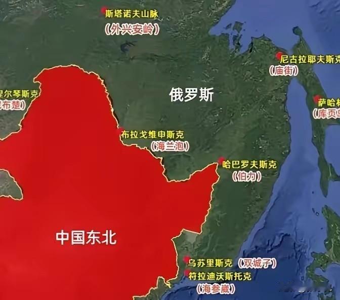 有网友注意到，按照我国自然资源部的地图规范，即便中俄早已彻底划定边界、解决全部领