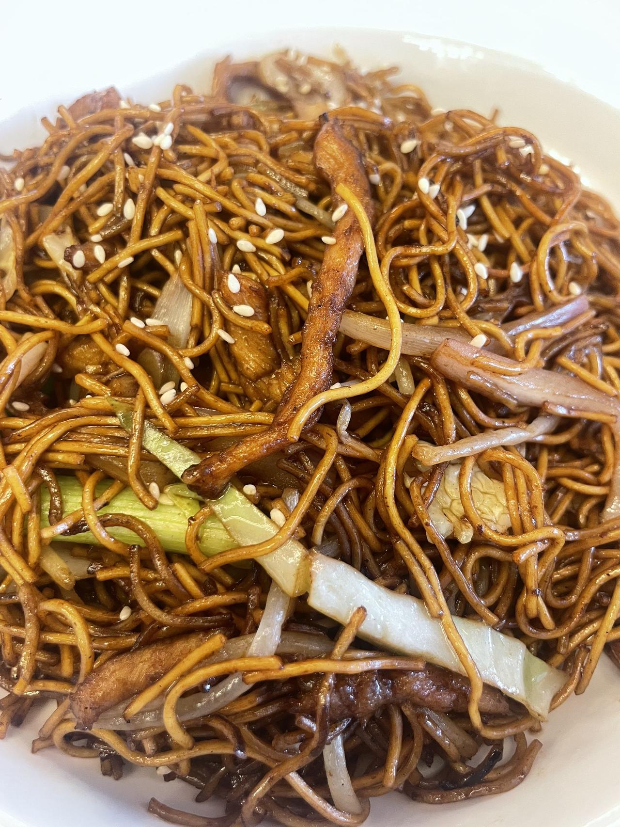 美食美味可口的炒面炒面干香入味炒面合集亿羊