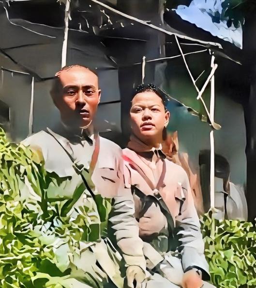 1938年，徐州会战即将打响，父子二人留下最后一张照片后，各自奔赴战场。此时，父