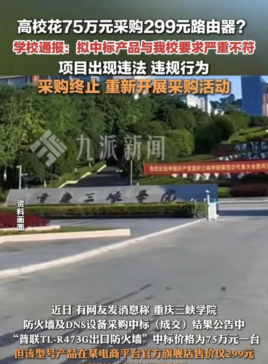 近日，重庆三峡学院一则采购事件引发社会广泛关注。有网友发现，该校在防火墙及DNS