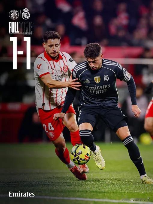 一手好牌打的稀巴烂，皇马遭遇三连平榜首让给了巴萨!以前的皇马是谁都踢不过，现