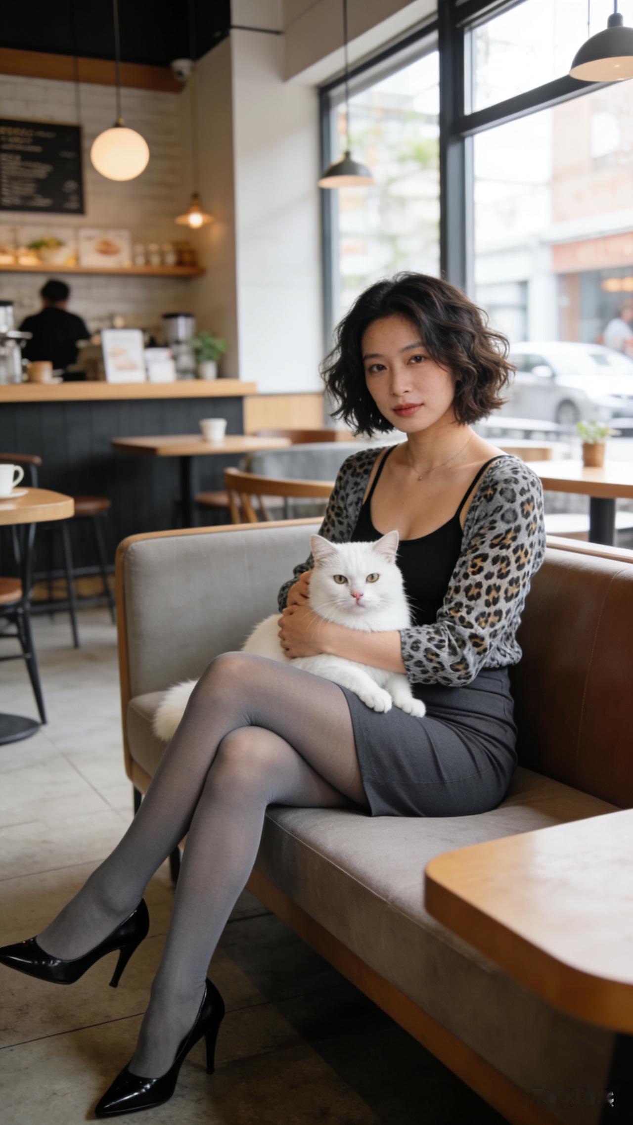 女人如何穿出含蓄的性感?豹纹显然不是属于含蓄类型的吧。