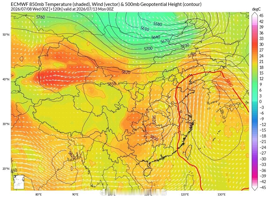 台风巴威登陆后还将北上，减弱后的低压环流（或低涡）将和暖湿急流一起北上。同时，