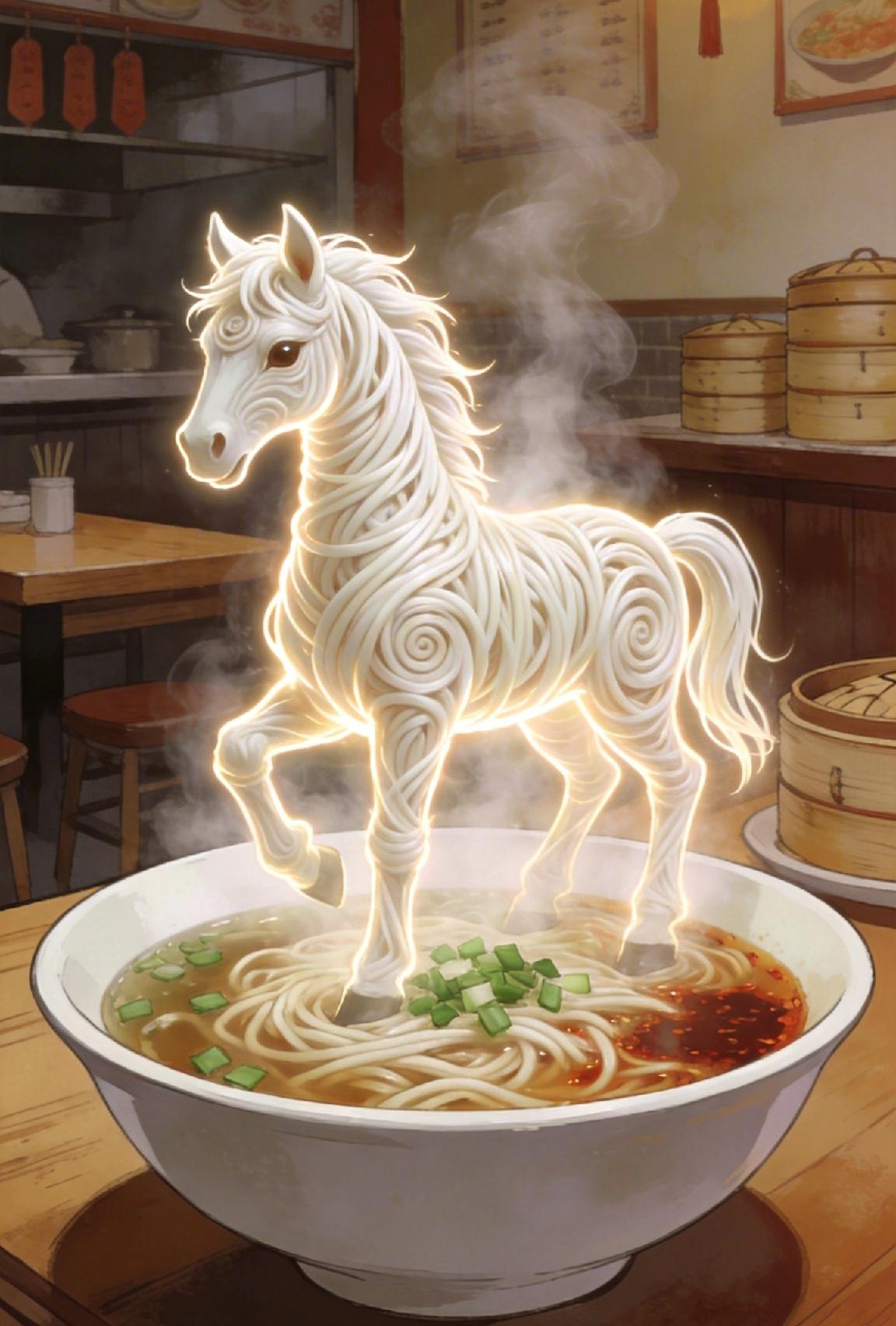 老公端来一碗面条，说“长长久久”，我却笑着说：“咱们还是保持点距离吧。”