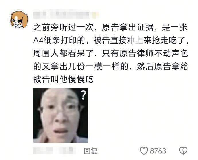 真实的法庭是真这么热闹的吗哈哈哈哈哈哈哈