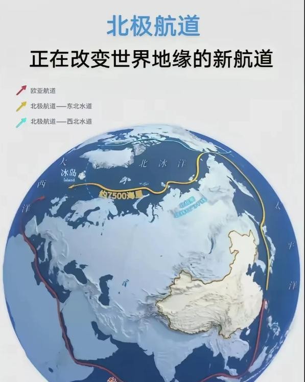 中国开通北极航道绕开美国美国这波操作，真是搬起石头砸自己的脚！花了2