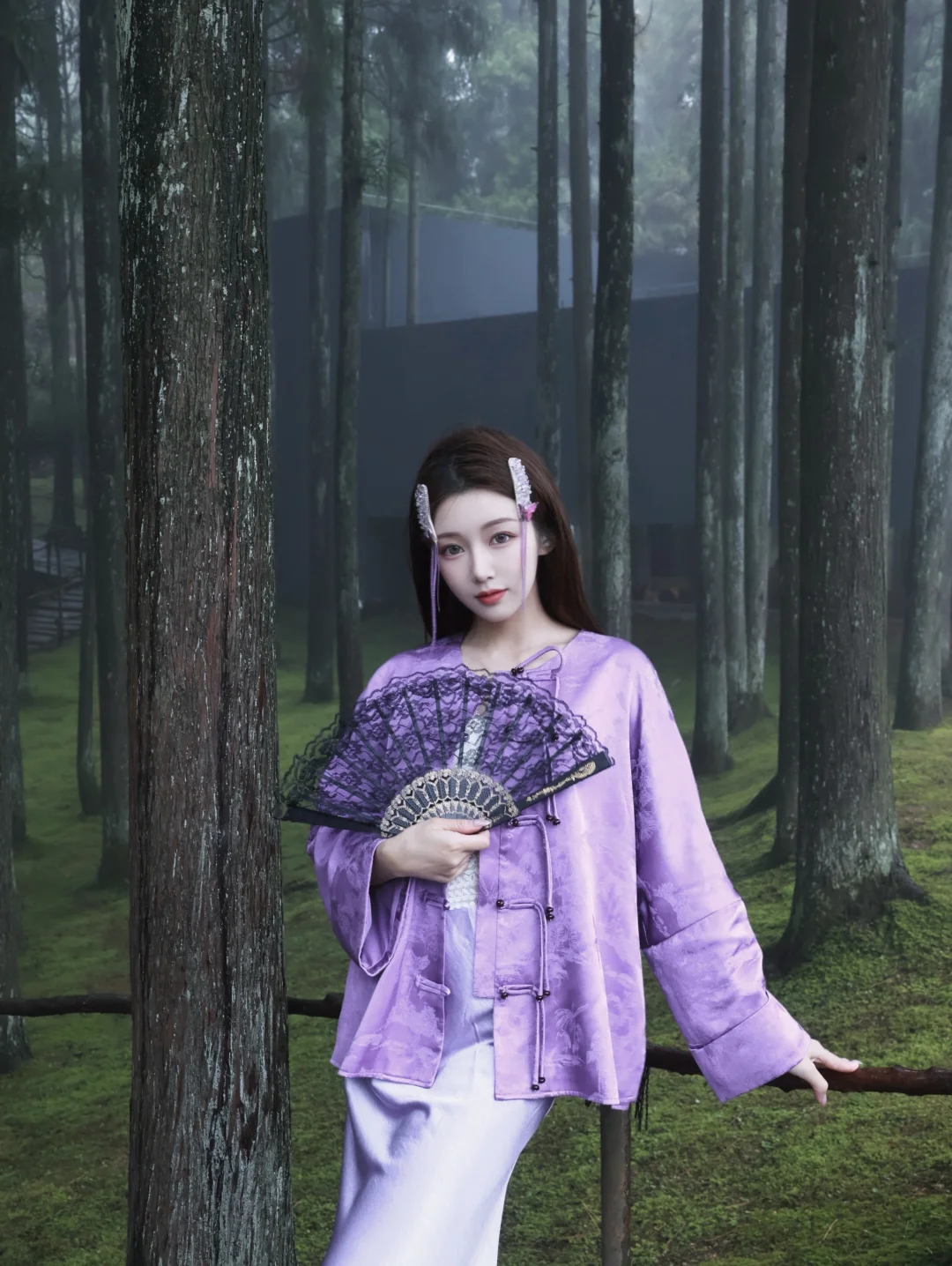 紫色新中式看不腻～