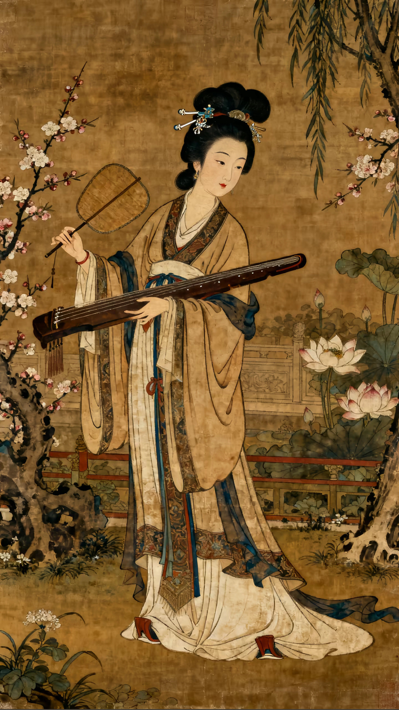 好喜欢这张啊，这不就是中国古代仕女吗王鹤棣王鹤棣谢景行王鹤棣将门独后