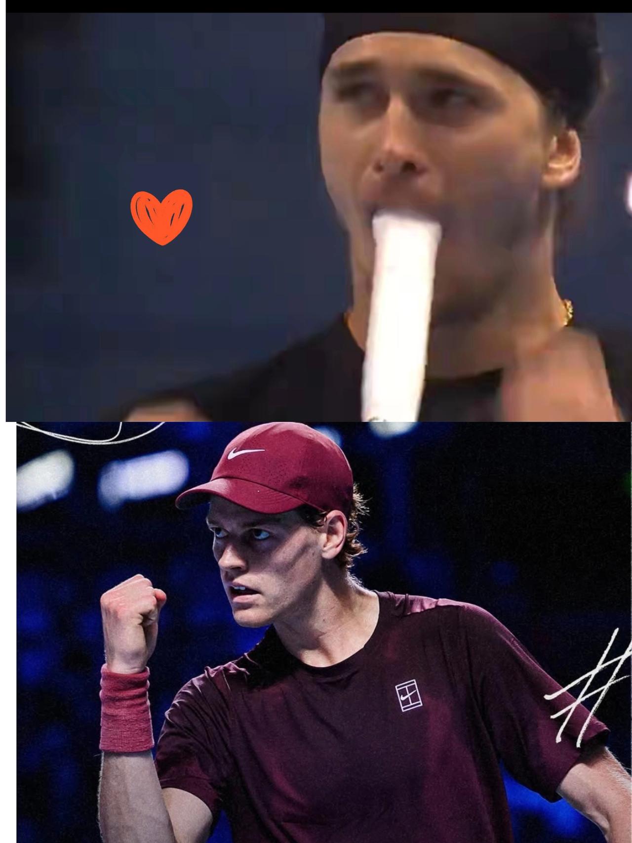 83%一发命中率+7个破发点！兹维列夫气到“吞球拍”，辛纳这稳得太离谱了吧！