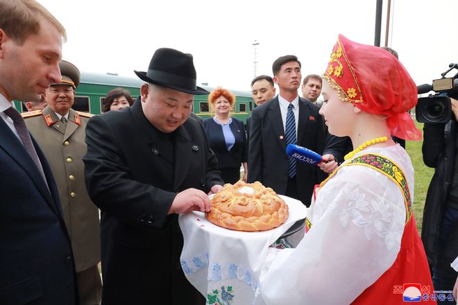 早，恰饭冇？（2019年金正恩在海参崴）