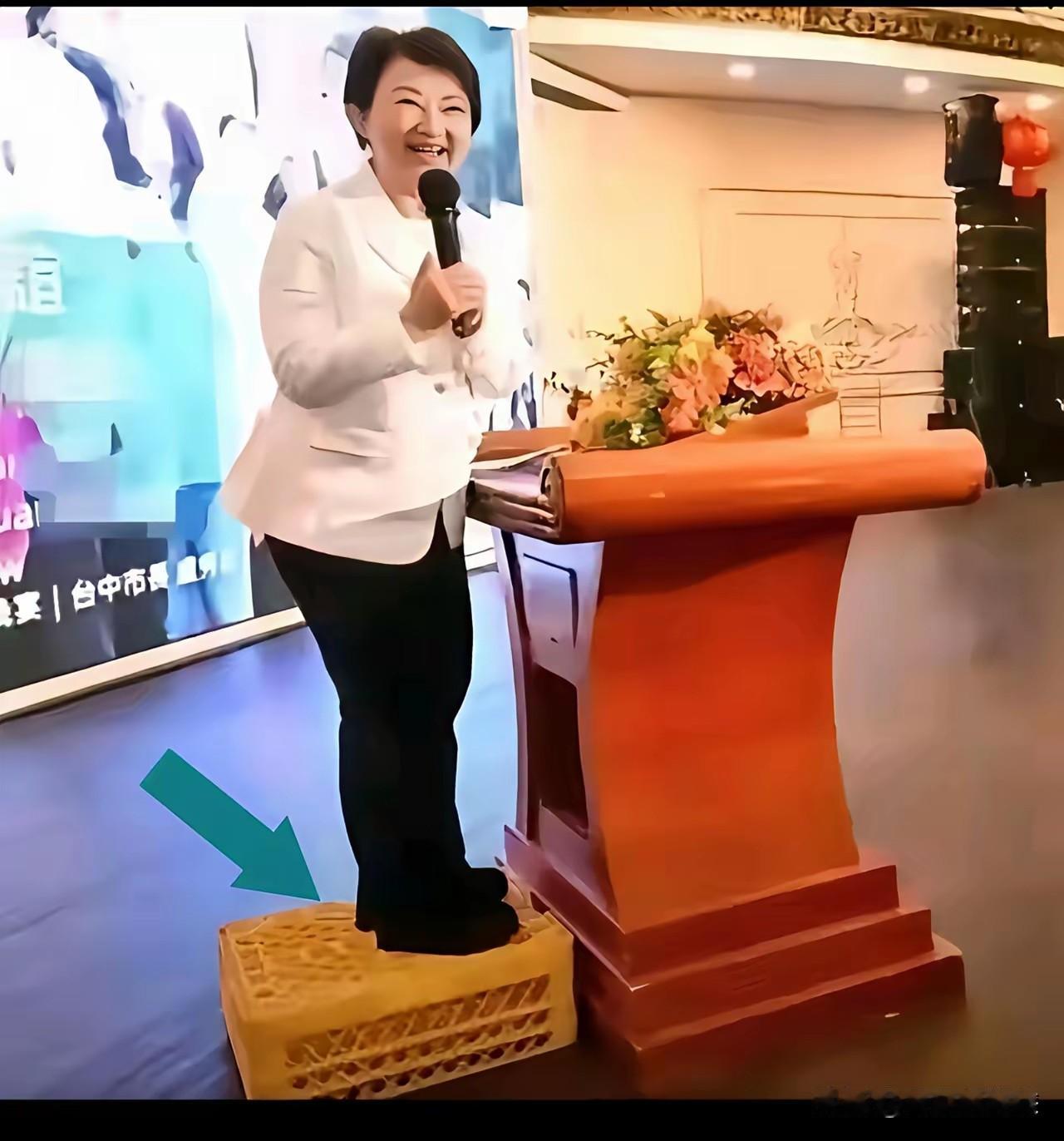 卢秀燕在美国“踩高跷”刷存在，结果越刷越矮卢秀燕这趟美国行，真是把自己演成了