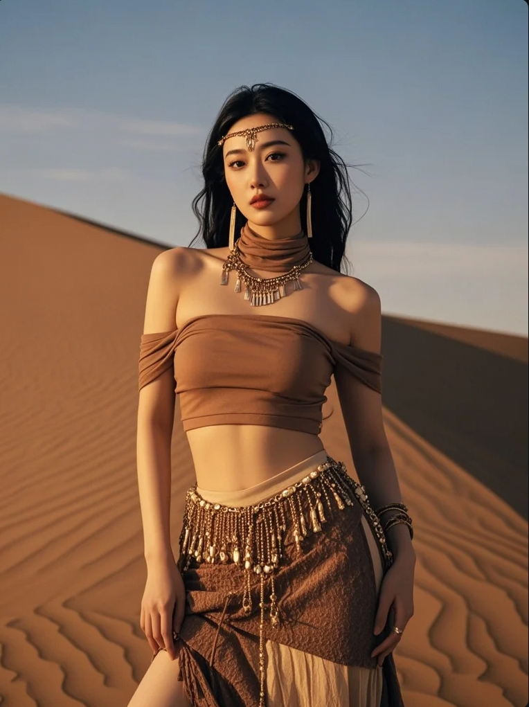 沙漠拍照显胖？敦煌飞天pose拯救你！