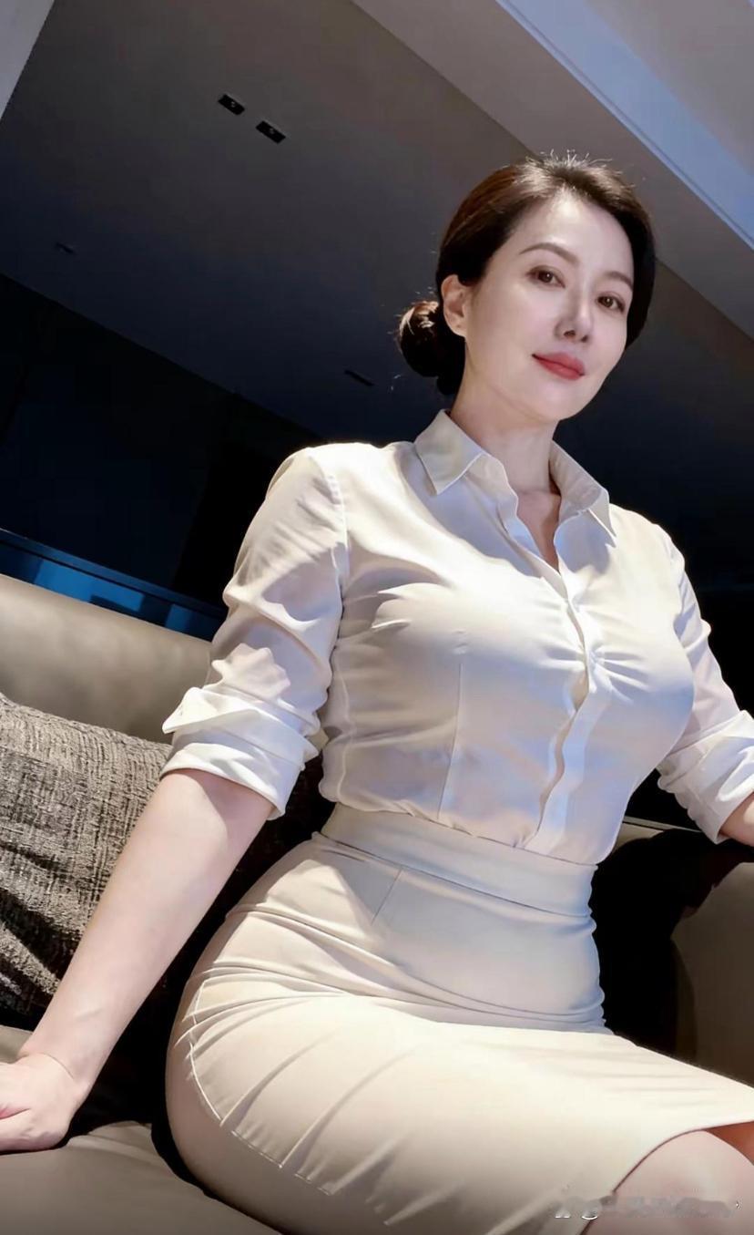 阿姨这样美不美