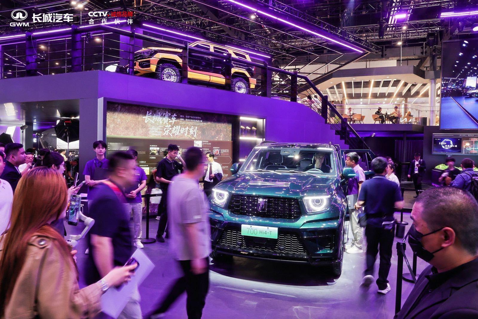 2026北京车展，长城汽车展台整很气派，规模很大。带来了59台展车，旗下各个品牌