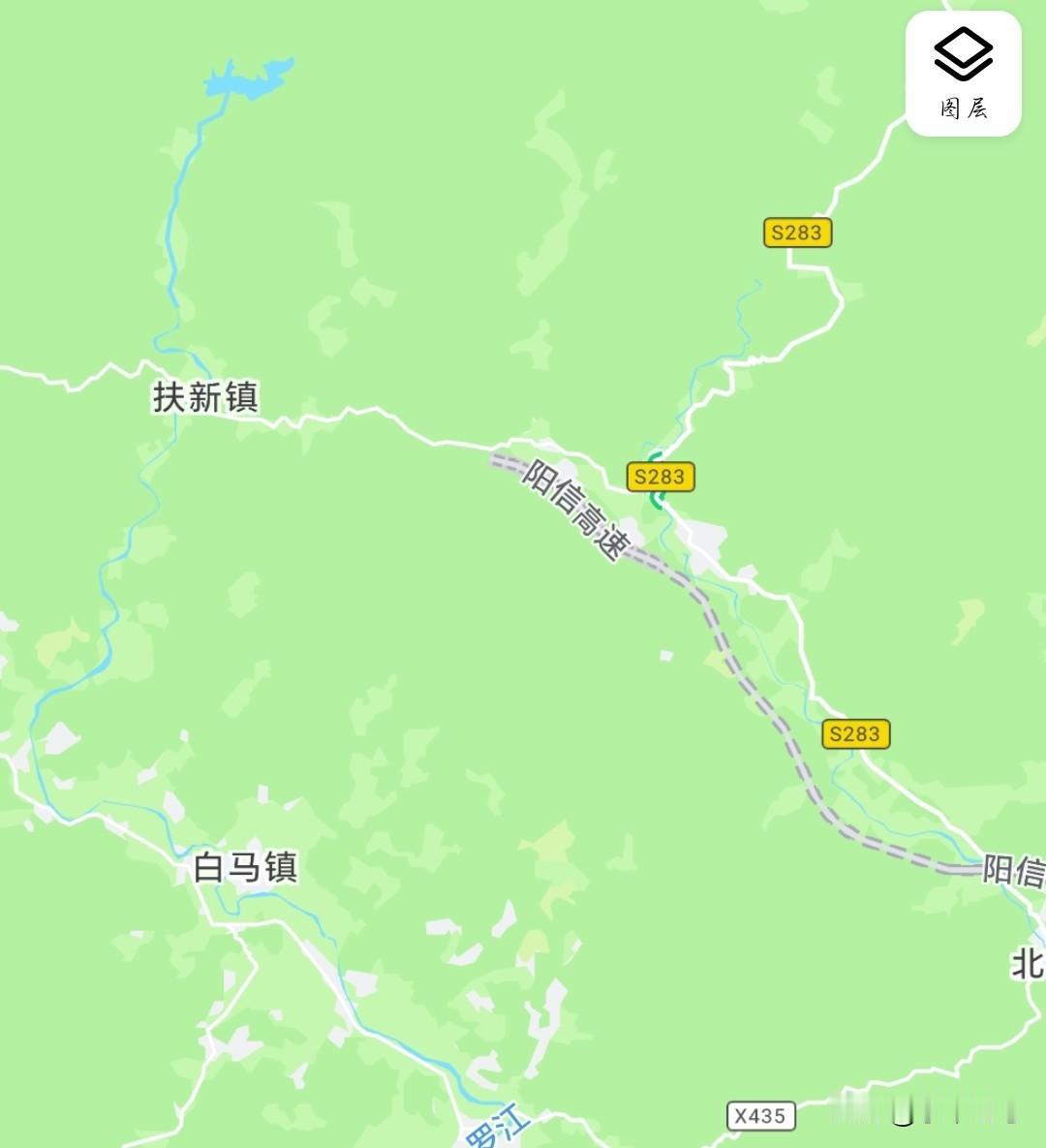 广东方面把阳信高速修到了省界处，像是在给广西一个考验！连接玉林和信宜之间通