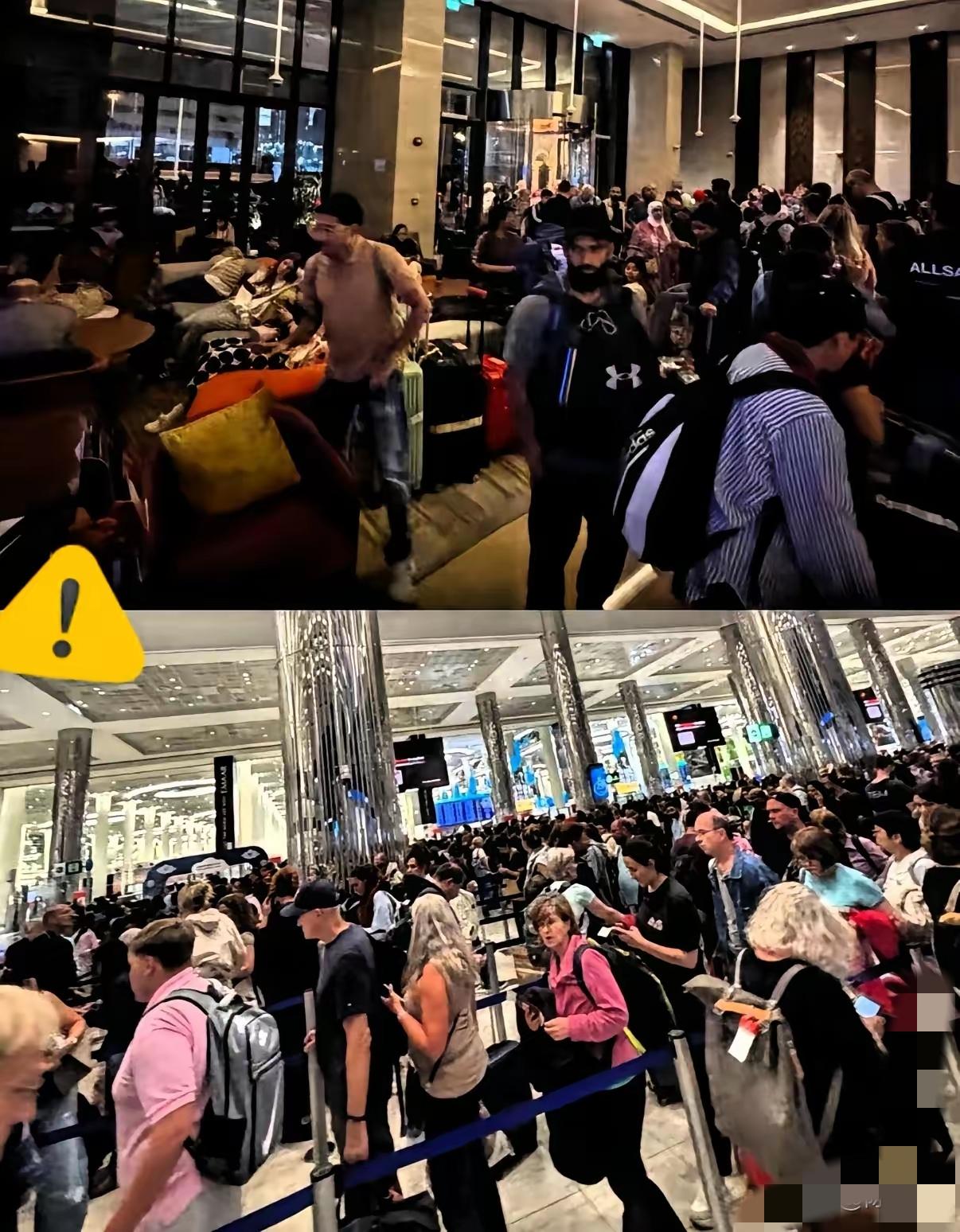 真的太晚了！还在迪拜旅游的国人，现在彻底懵了，想回都回不来了。官方早就反复