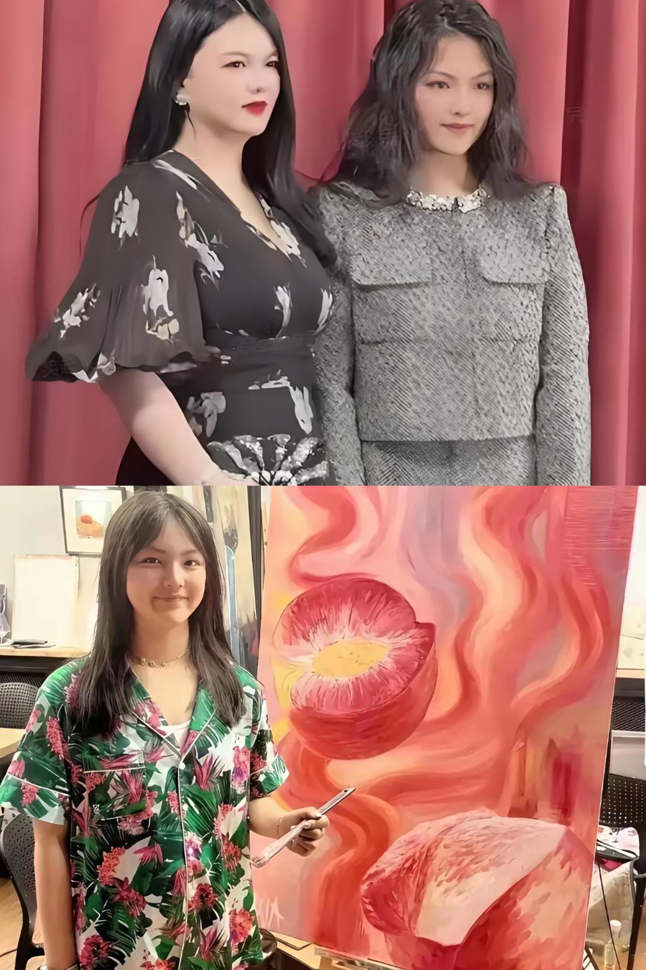 李湘这会睡觉都得乐醒了，她唯一的女儿王诗龄一幅画竟然可以拍卖到145万，而且还