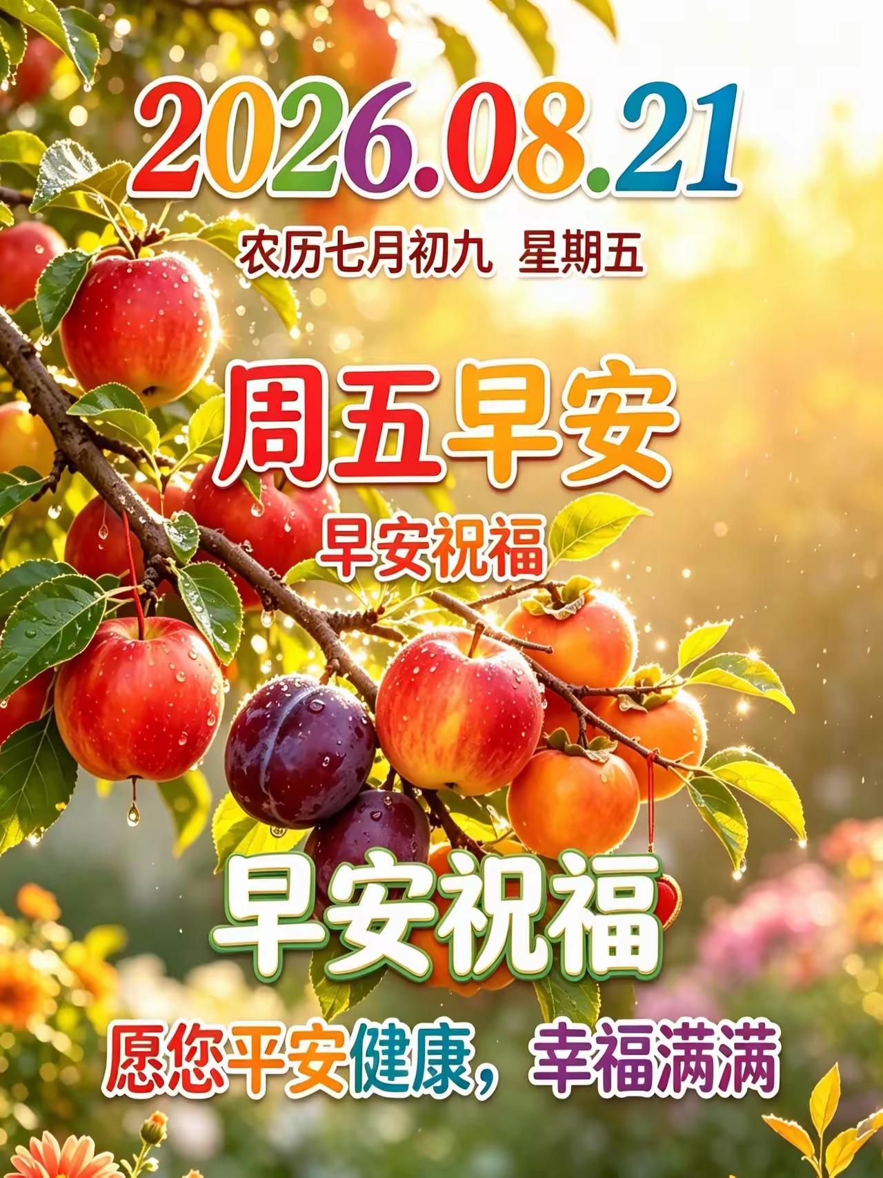 清晨一句简短问候，足以治愈生活的疲惫。不必华丽辞藻，简简单单的早安，藏着对生活的