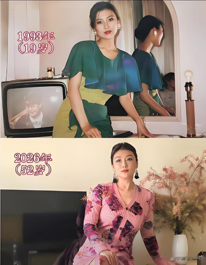 都是同样一个人。三十三年后，面容竟然基本上没有什么变化。只是身材略微有点发福