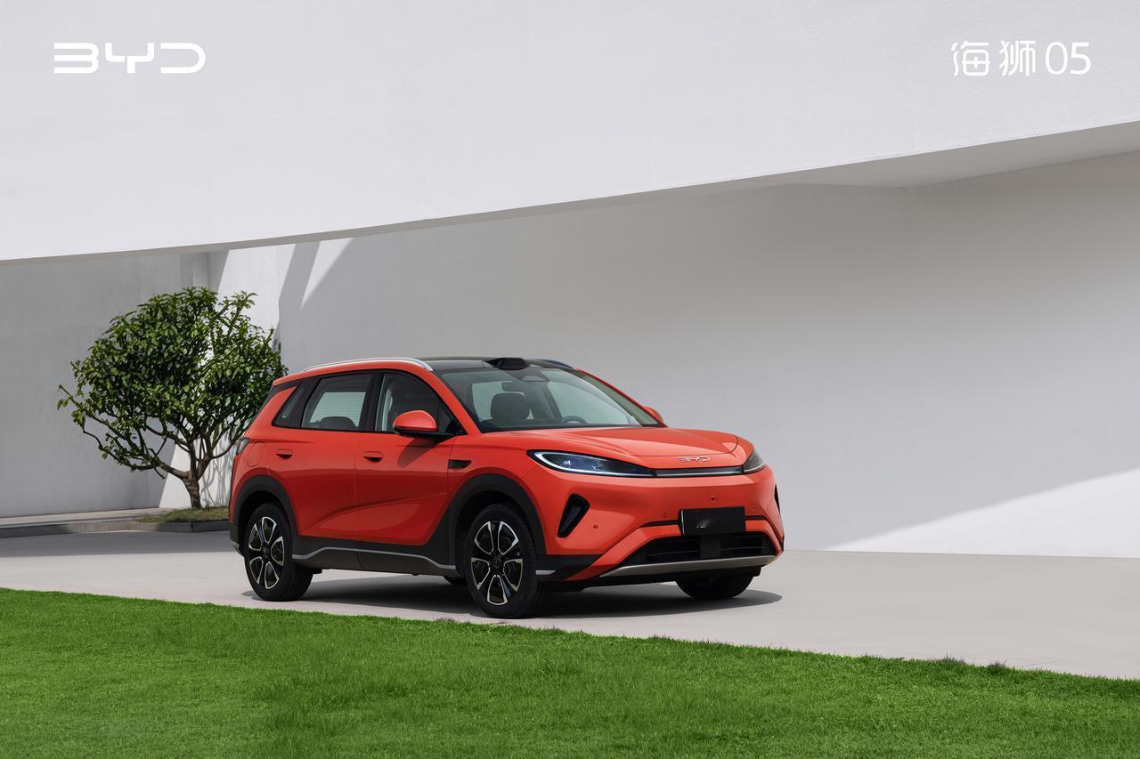 全新海狮05上官图，纯电+DM-i两种供选择，外观用的海狮05EV设计，内饰全