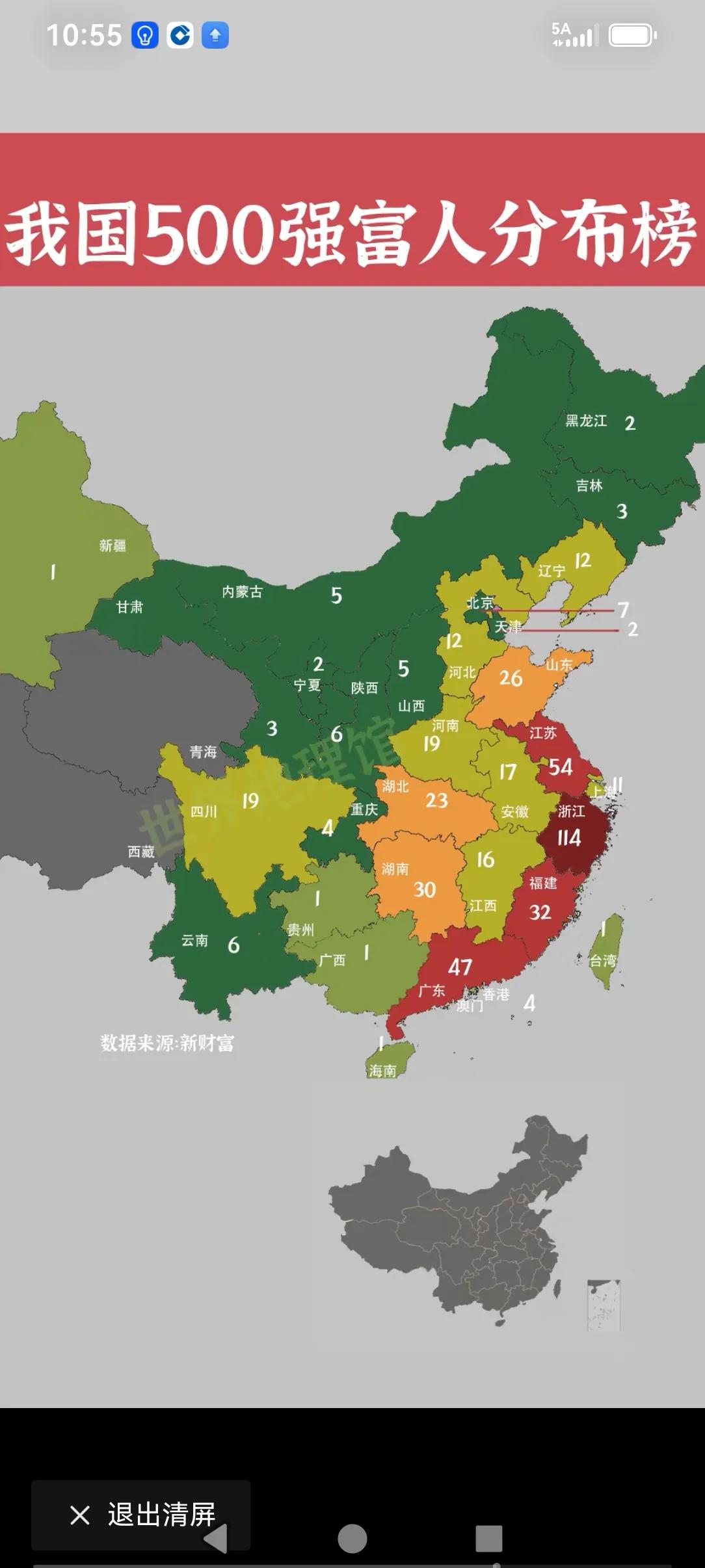 中国人的富豪榜单，浙江这边真的是超过了边上的江苏，更是超过了珠三角地区的广州，原